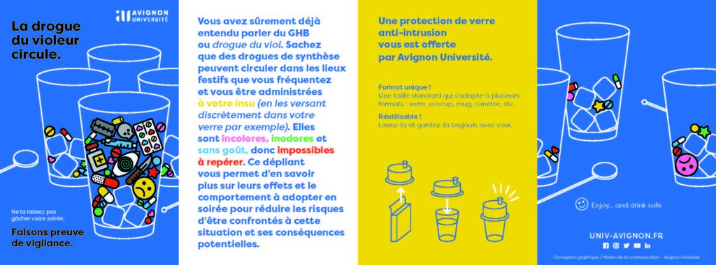 Health - Student life] Information campaign on GHB - Avignon University